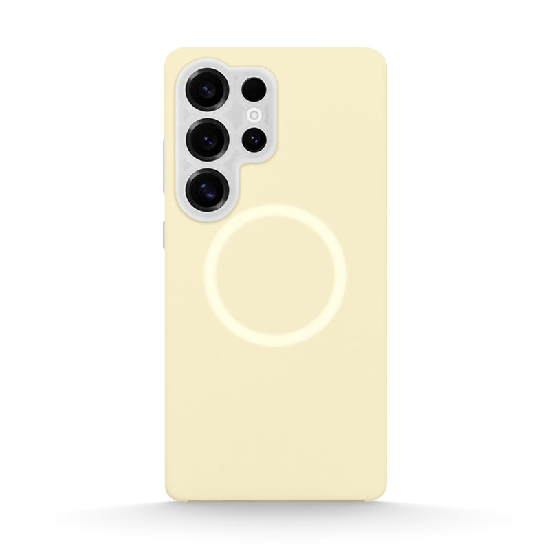 Light Yellow | Samsung Colorful MagSafe Silicone Case