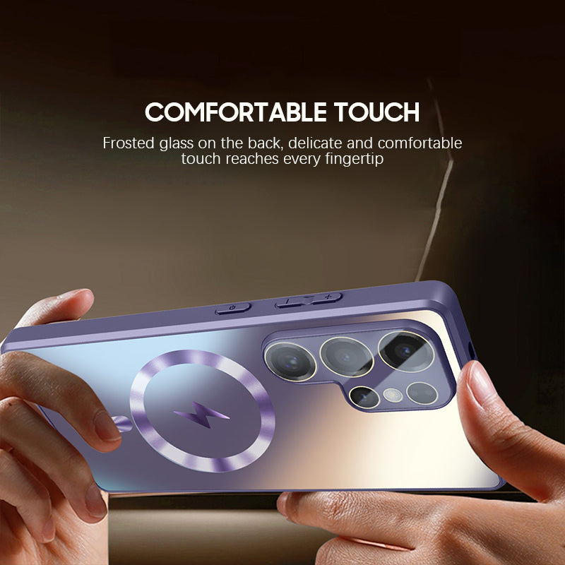 Titanium Gold | Samsung MagSafe Matte Glass Case