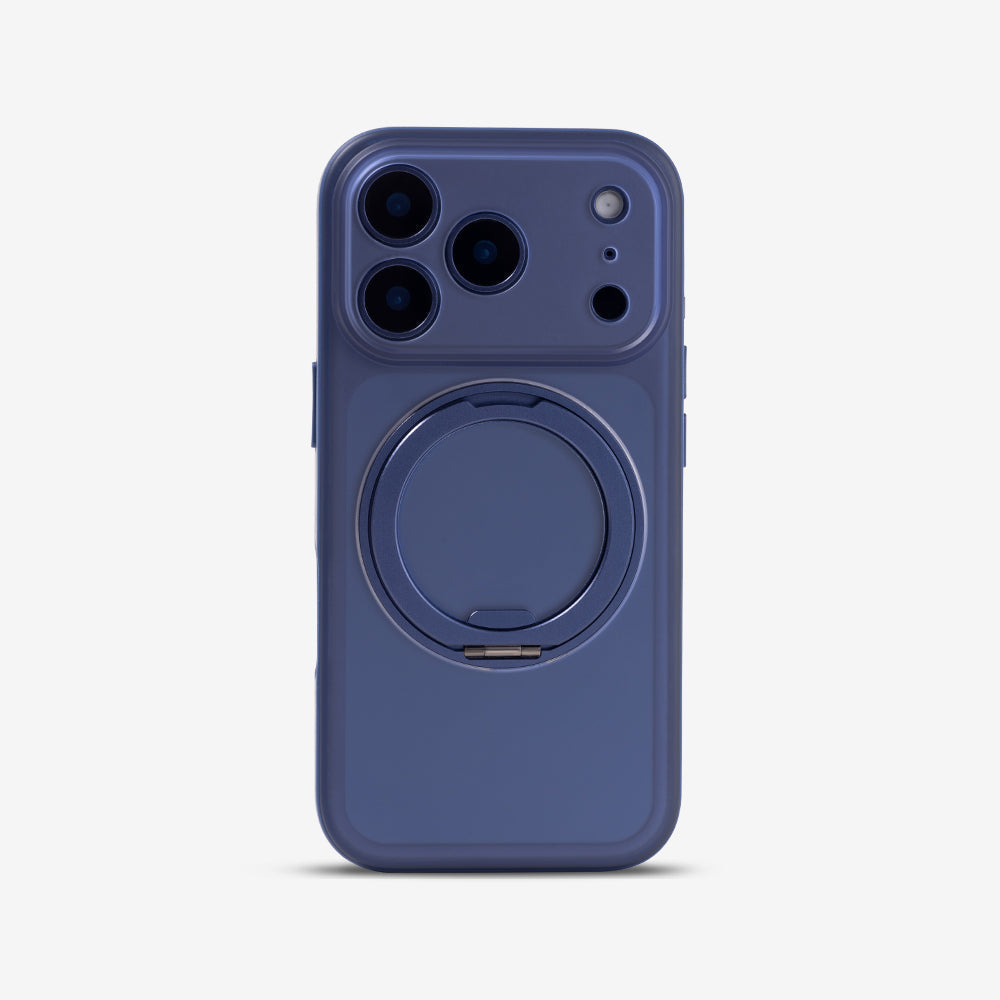 Transparent Blue | iPhone MagSafe Stand Frosted Case