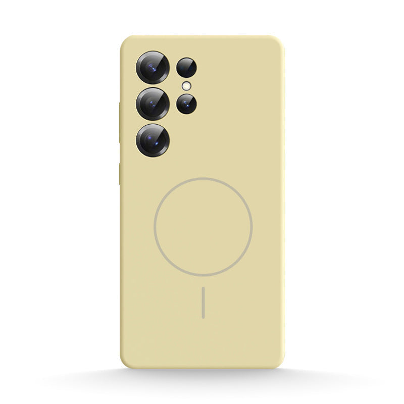 Cream Yellow | Samsung Liquid Silicone MagSafe Case