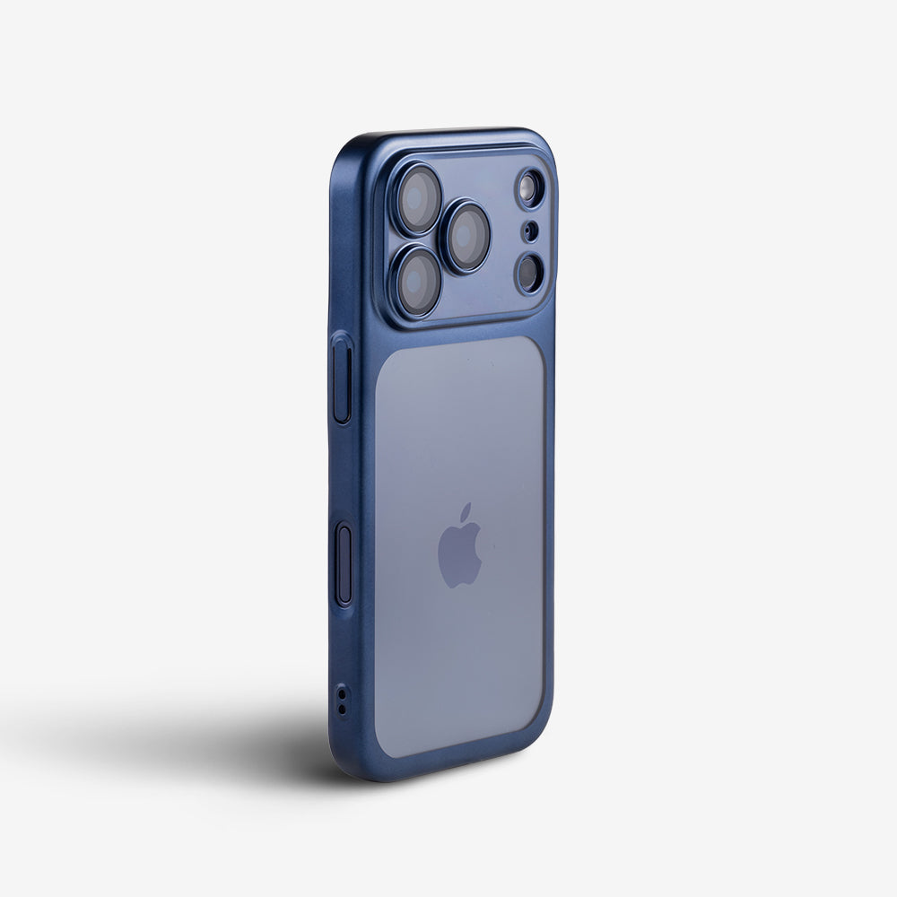 Navy Blue | iPhone Matte Clear Case