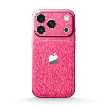 Rose Red | iPhone Leather Texture Case