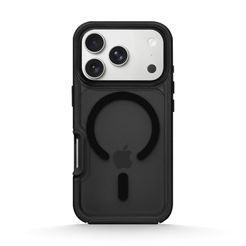 Dark Black | iPhone Translucent Matte MagSafe Case