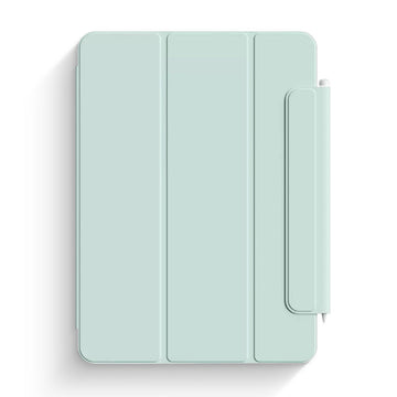 Light Cyan | iPad Leather Smart Magnetic Double Sided Clip (With clip buckle)