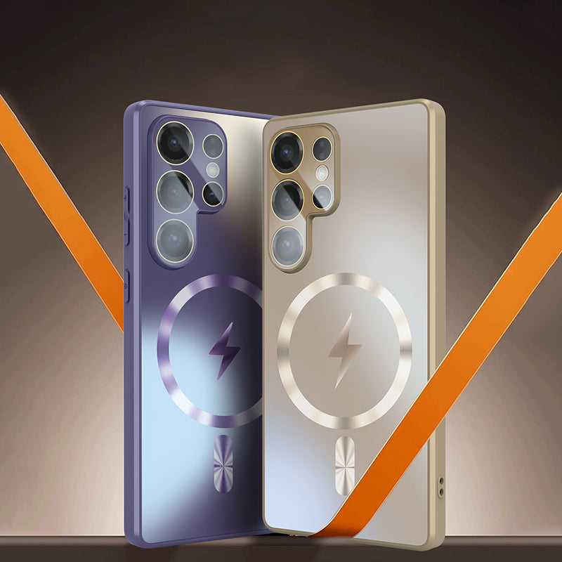 Titanium Gray | Samsung MagSafe Matte Glass Case