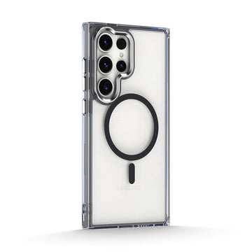 Transparent Black | Samsung MagSafe Electroplated Clear Case