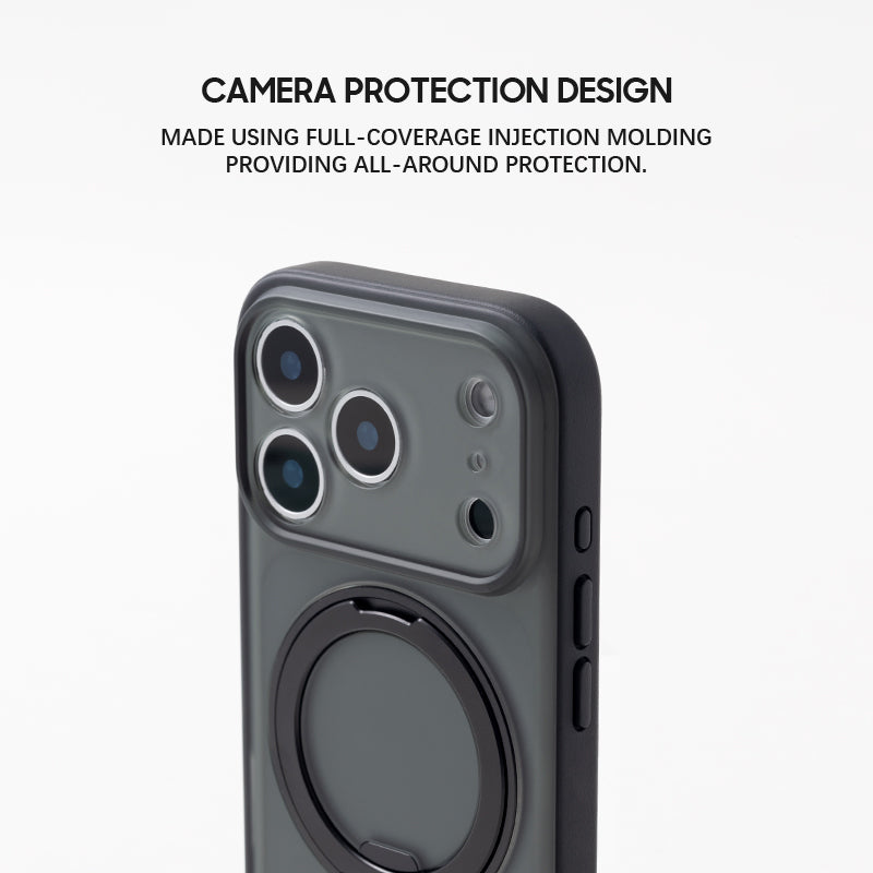 Transparent Orange | iPhone MagSafe Stand Frosted Case