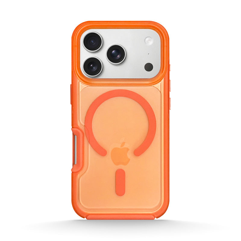 Orange | iPhone Translucent Matte MagSafe Case