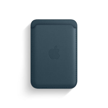 Baltic Blue | Leather Wallet with MagSafe