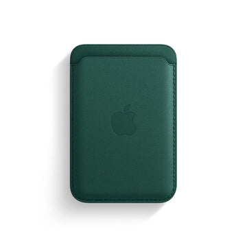 Dark Green | Leather Wallet with MagSafe