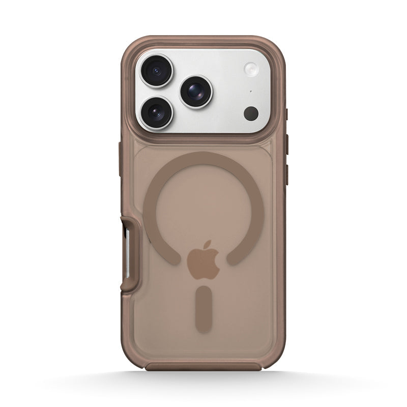 Brown | iPhone Translucent Matte MagSafe Case