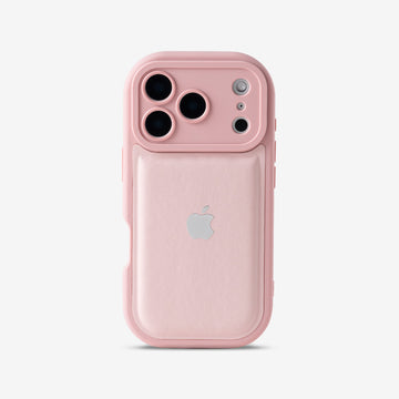 Pink | iPhone Leather Silicone Case