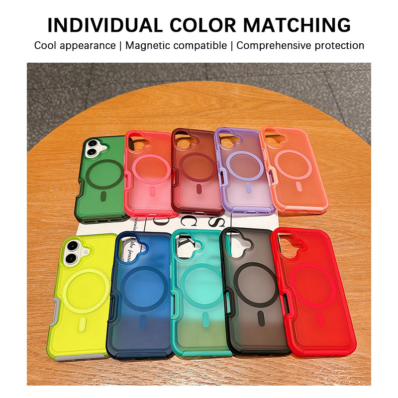 Orange | iPhone Translucent Matte MagSafe Case