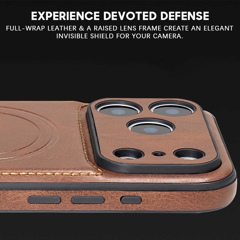 Gray | Leather MagSafe Case