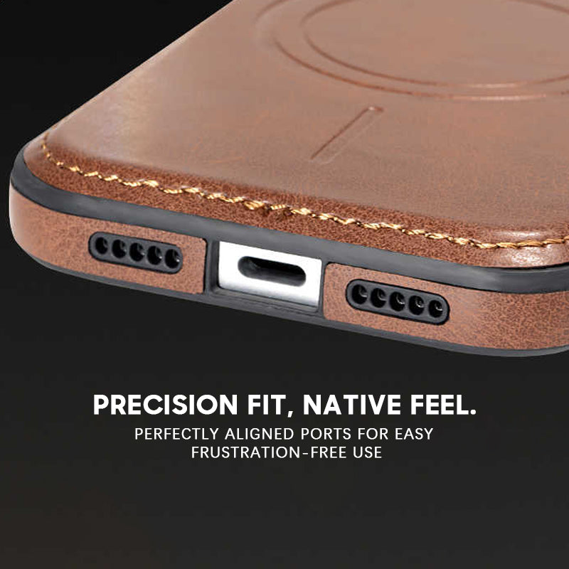 Black | Leather MagSafe Case