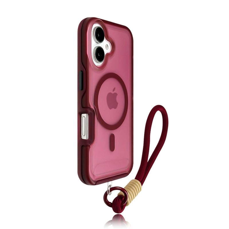 Wine Red | iPhone Translucent Matte MagSafe Case