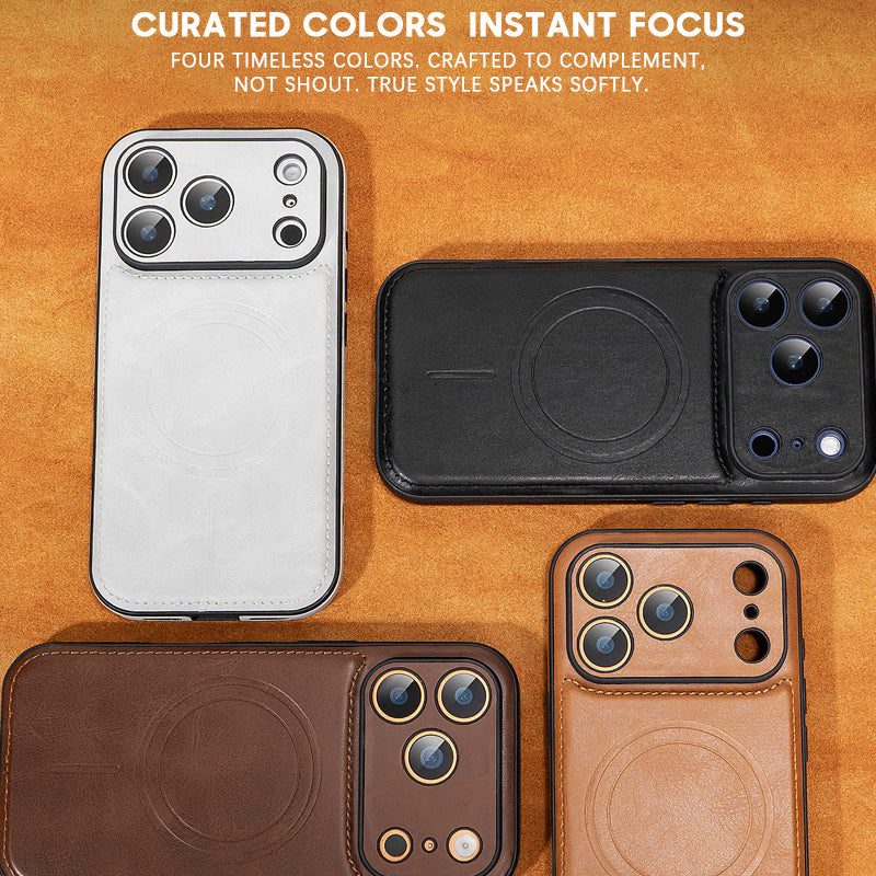 Dark brown | Leather MagSafe Case