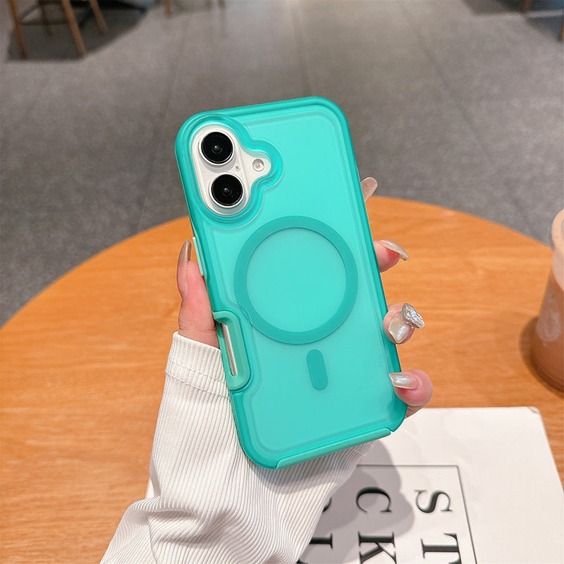 Mint Green | iPhone Translucent Matte MagSafe Case
