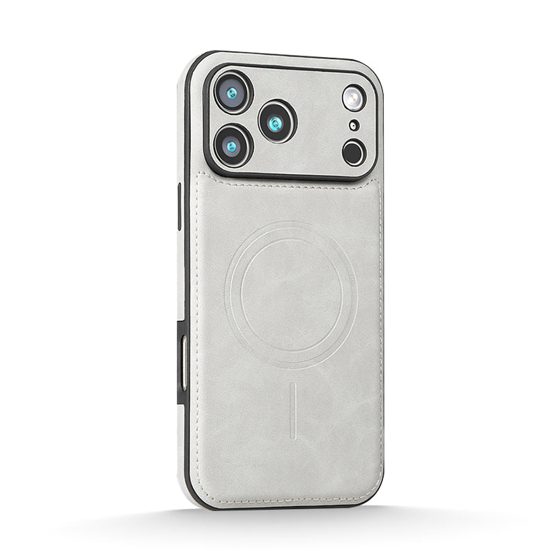 Gray | Leather MagSafe Case