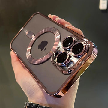 Luxury Magnetic Clear Case – Copper