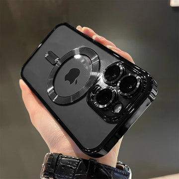 Luxury Magnetic Clear Case – Black